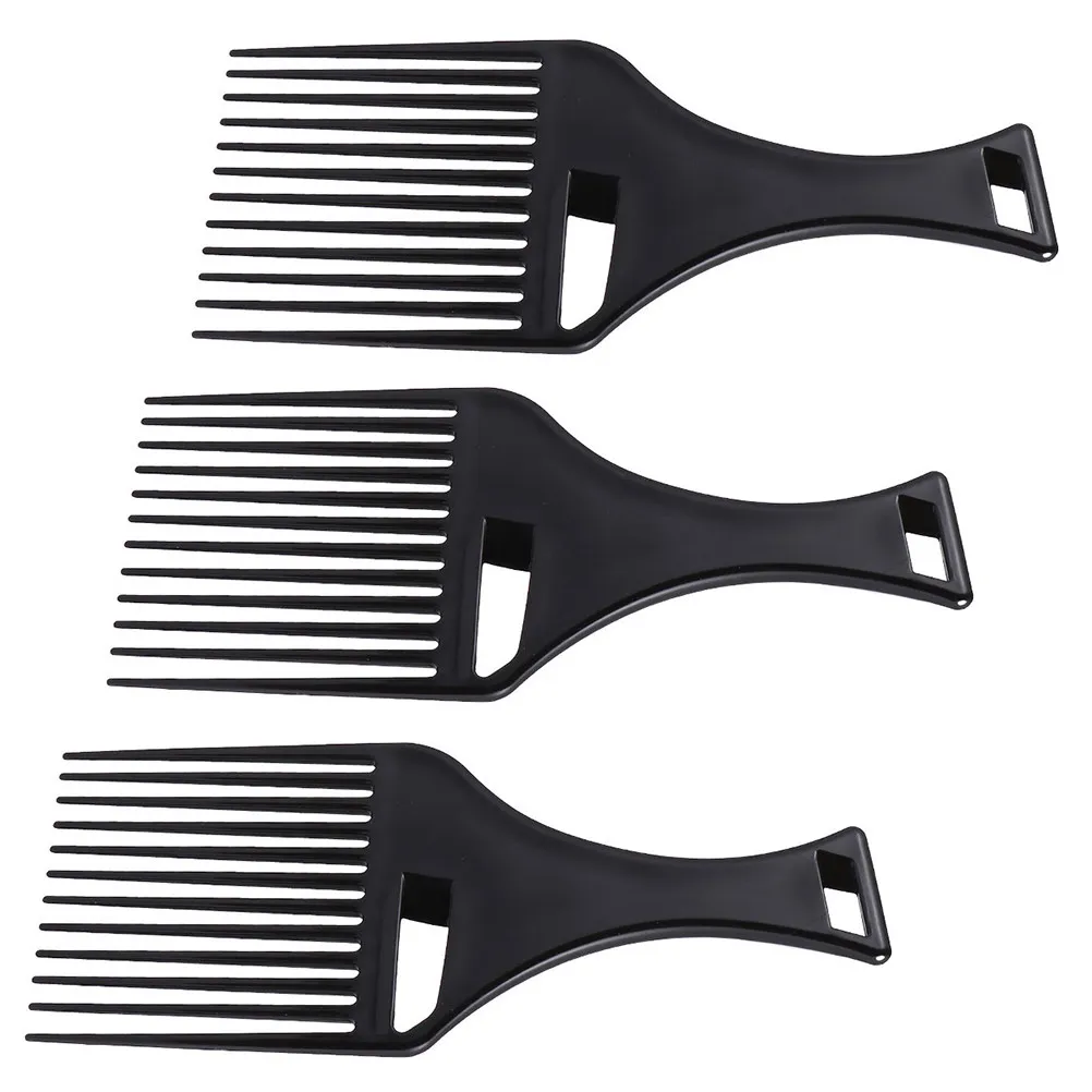 

3Pcs Classic Color Hair Lift Comb Plastic Pick Comb for Women Men Boys Girls Scalp Safe Detangle Styling Portable Daily Use