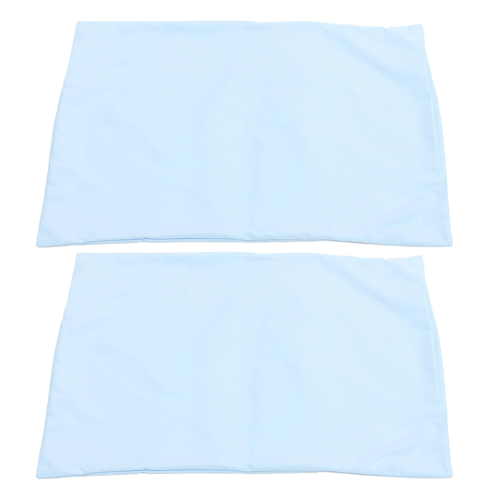 Fundas de almohada para niños, sobre de viaje tarjetado de microfibra, Color sólido, funda de almohada blanca para niños pequeños, ligera, 2 uds.
