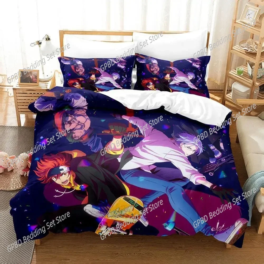 New SK8 the Infinity Bedding Set Single Twin Full Queen King Size Bed Set Adult Kid Bedroom Duvet cover Sets Anime Bed Sheet Set