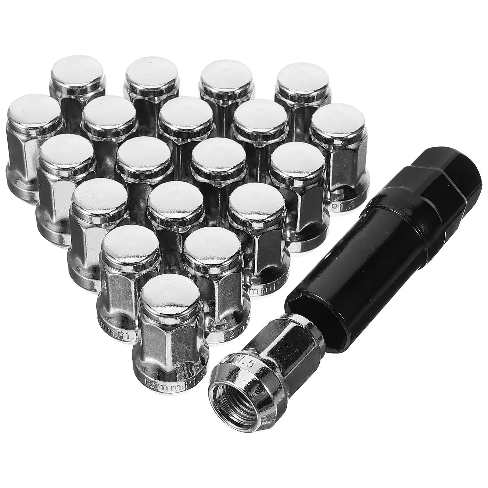 

21Pcs Car Wheel Lug Nut Covers M12x1.5 Sturdy Tire Hub Caps Easy Fit Protective Car Wheel Nut Caps Set Tire Accessories