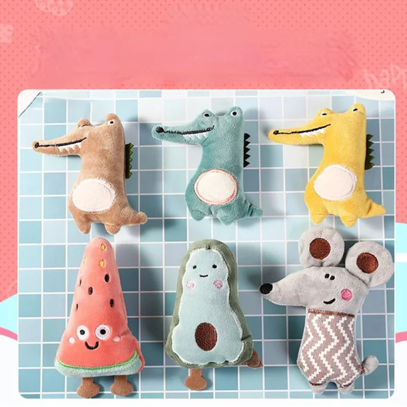

Funny Pet Toys Cartoon Cute Bite Resistant Plush Toy Pet Chew Toy For Cats Dogs Pet Interactive Supplies Pet Partner