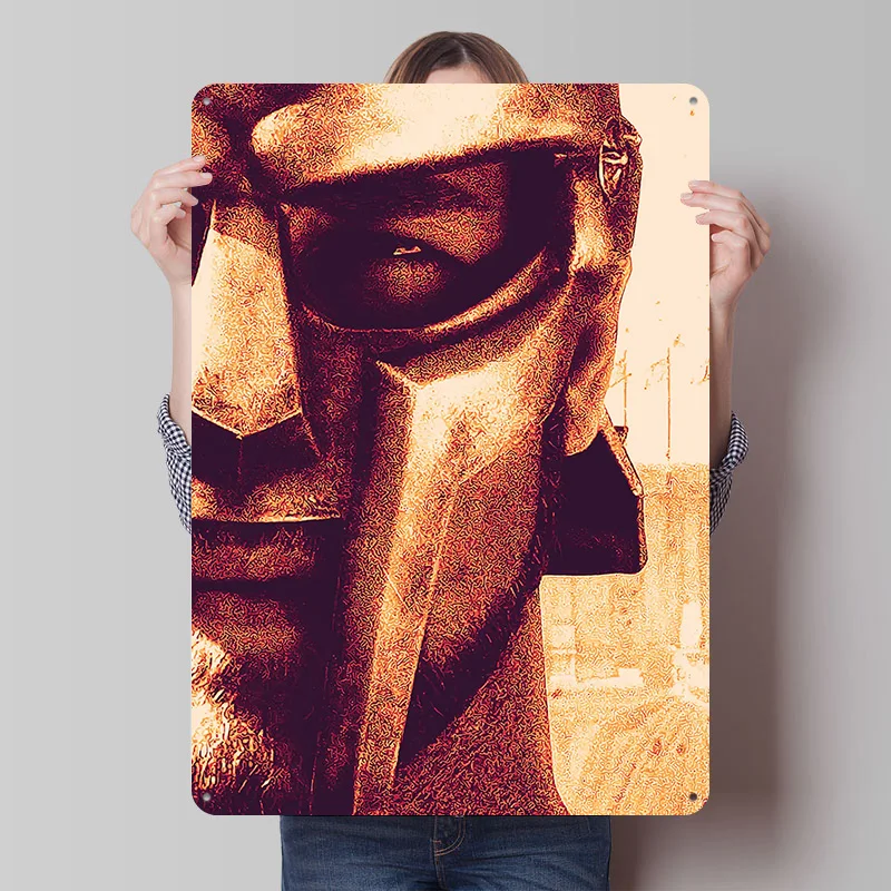 Movie Spartan Gladiator Printed Poster Customized Retro Wall Art Vintage Metal Tin Signs for Home Coffee Bar Accessories Decor