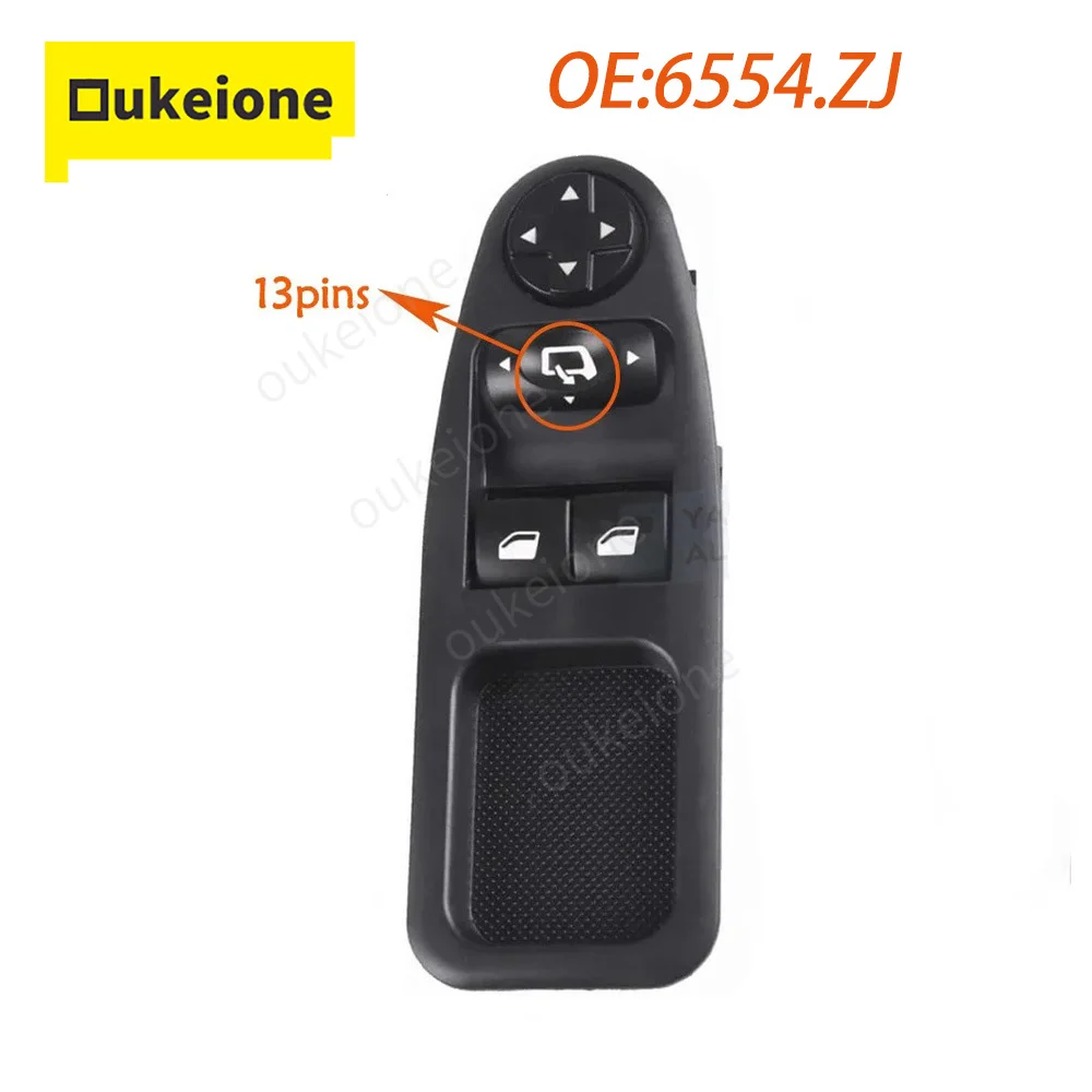 

Кнопка главного управления окном для Fiat Scudo Citroen Jumpy Citroen Dispatch Peugeot Expert Master 2007-2016 6554.ZJ