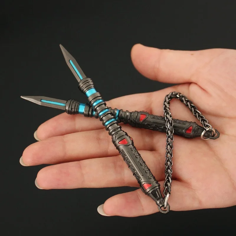 33 cm Ash's Heirloom Nunchaku Sterkste Bond Apex Legends Game perifere legering Model Modieuze Persoonlijkheid Bureau Decoratie Speelgoed