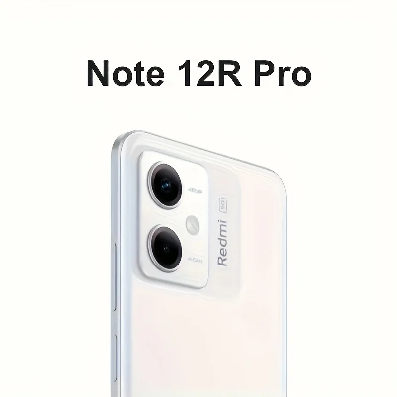 Xiaomi Redmi Note 12R Pro 5G مرآة بورسلين بيضاء، 256 جيجابايت/12 جيجابايت رام، ثنائي الشريحة، XIAOMI HyperOS، شاشة OLED 6.67 بوصة، 120 هرتز، 50