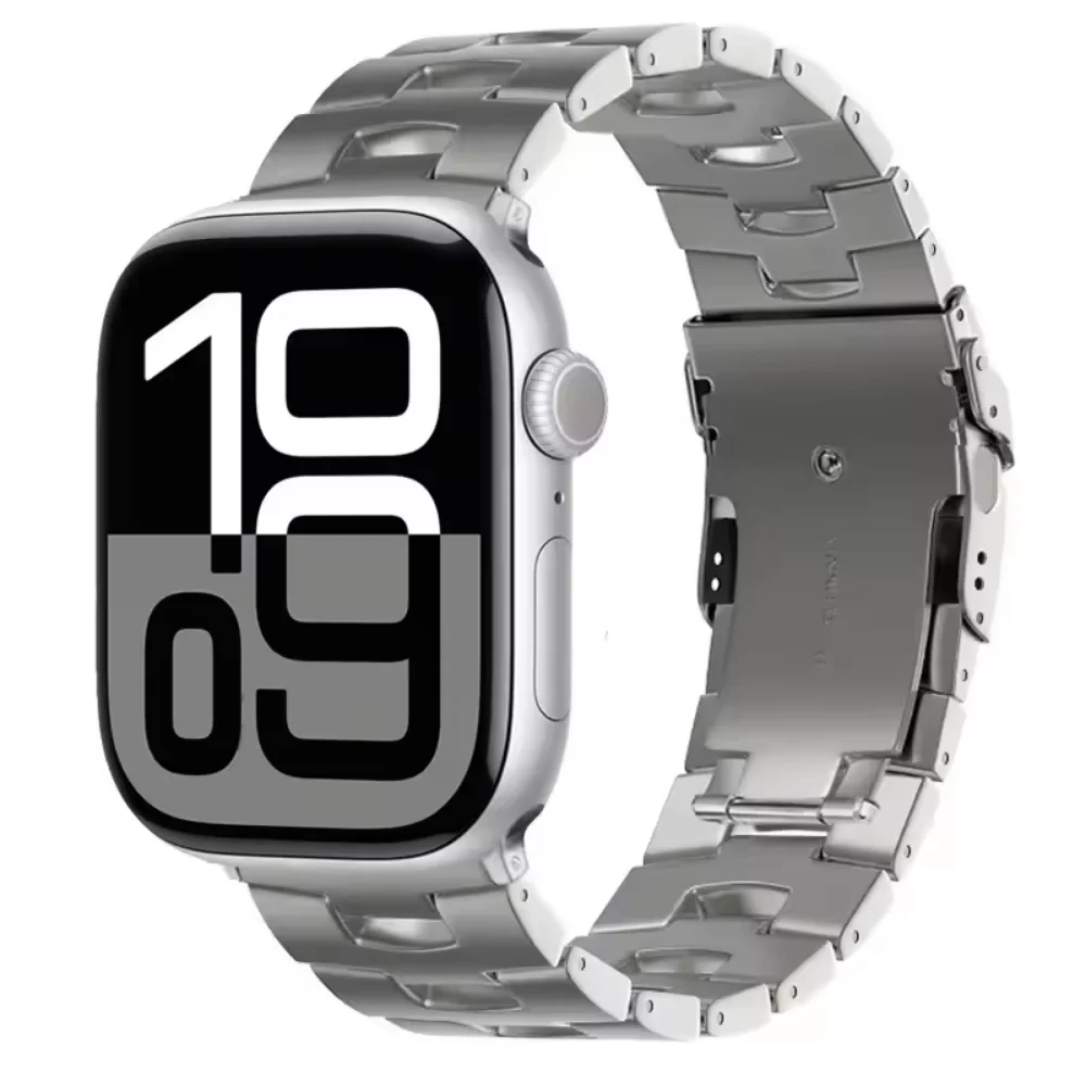 Oracle Titanium Metal Strap For Apple Watch Ultra 2 10 9 8 7 6 5 4 SE Band for iWatch 49mm 42mm 46mm 45mm 41mm 44mm 40mm Correa