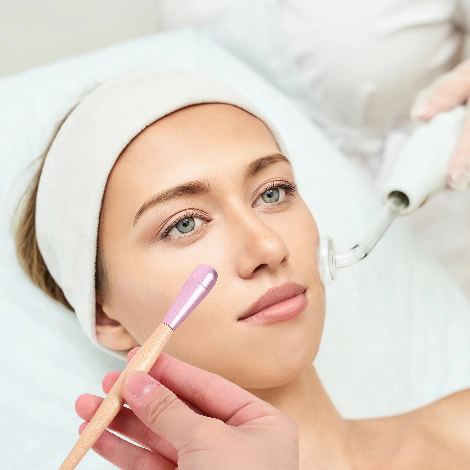 

2Pcs Facial for Face and Eyes Anti Puffiness Massage Tool Compact Portable Skin Care Roller for Daily Beauty Routine