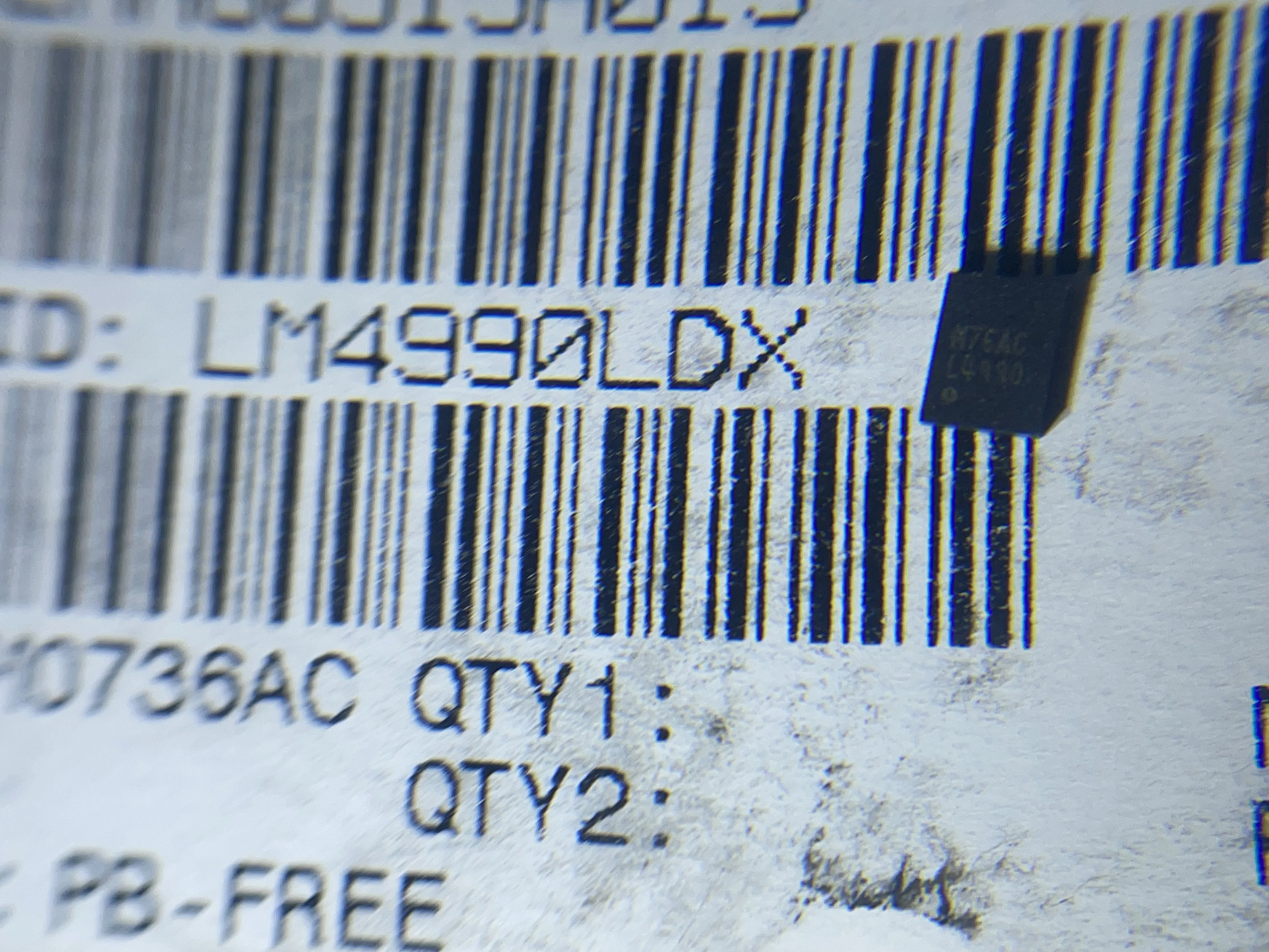 5PCS LM4990LDX LM4990 Elektronische komponenten chip IC NEUE