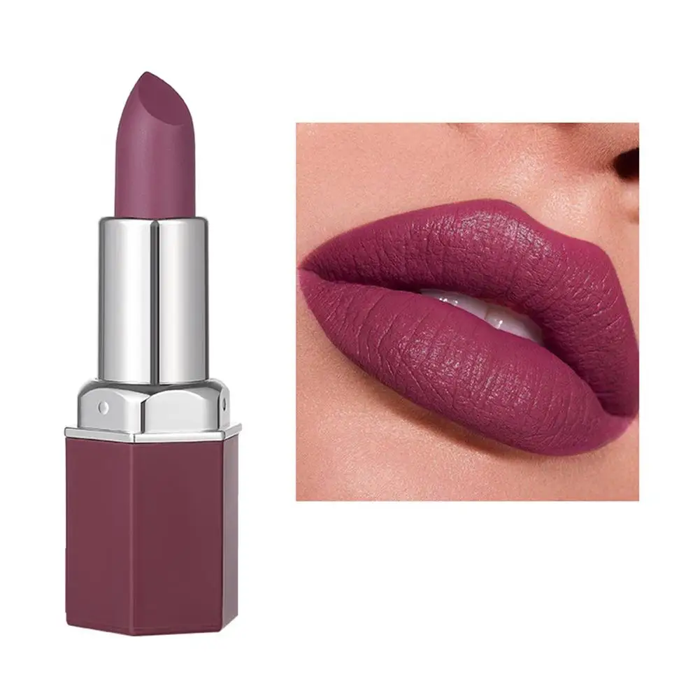 Naakt Fluweel Matte Lippenstift Waterdichte Langdurige Anti-Stick Vrouw Hydraterende Cosmetica Cup Sexy Gladde Charme P9q9