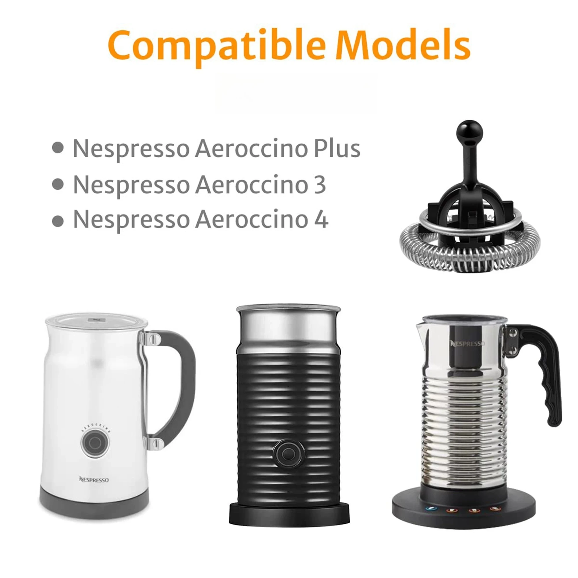 المستوردة الأصلي نسبرسو الحليب frother الحليب frother الحليب frother Aeroccino 3/4 جيل الملحقات الجديدة