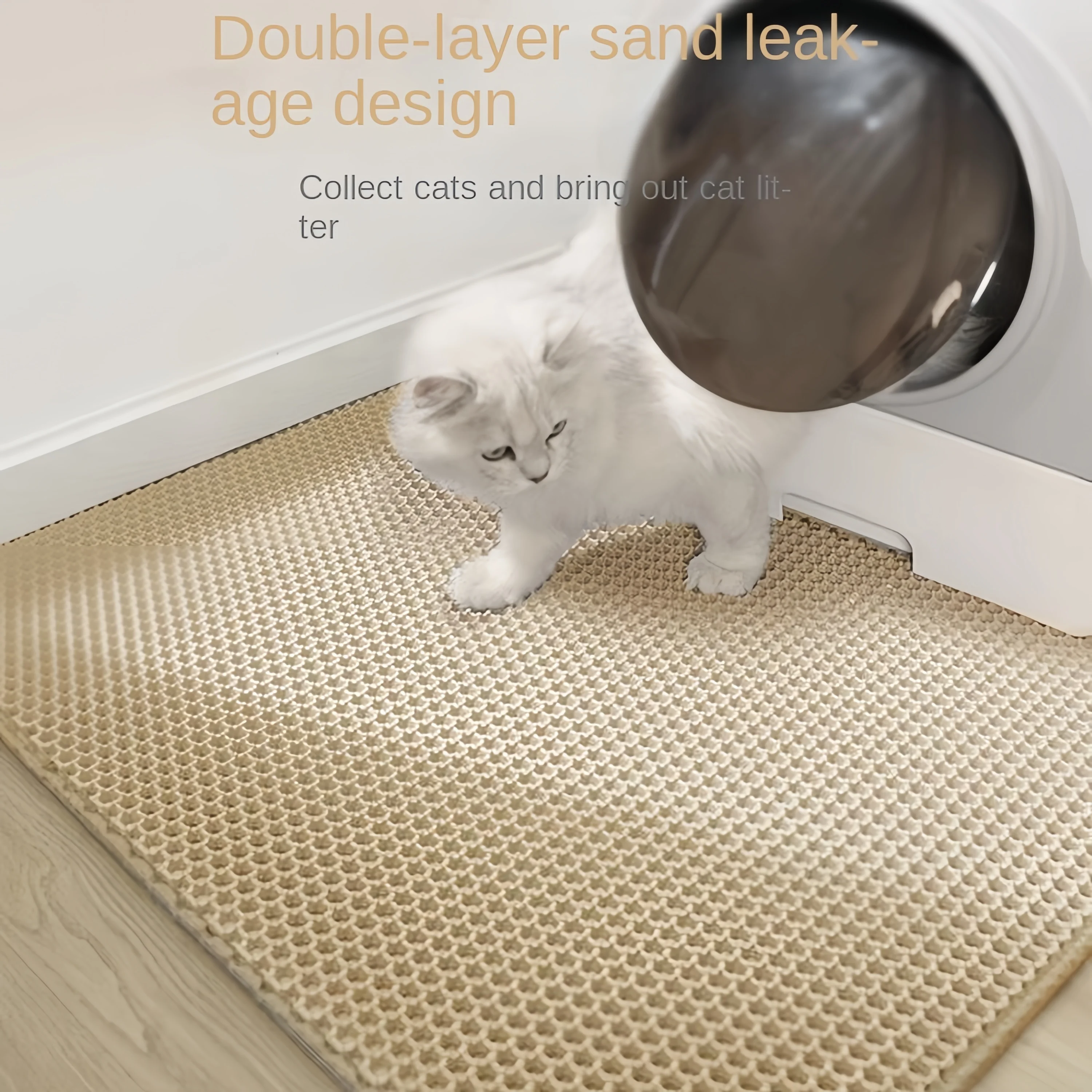 Double Layer Cat Litter Pad Waterproof Non-slip Sand Basin Filter Kitten Dog pad Washable Easy Cleaning Pet Accessories