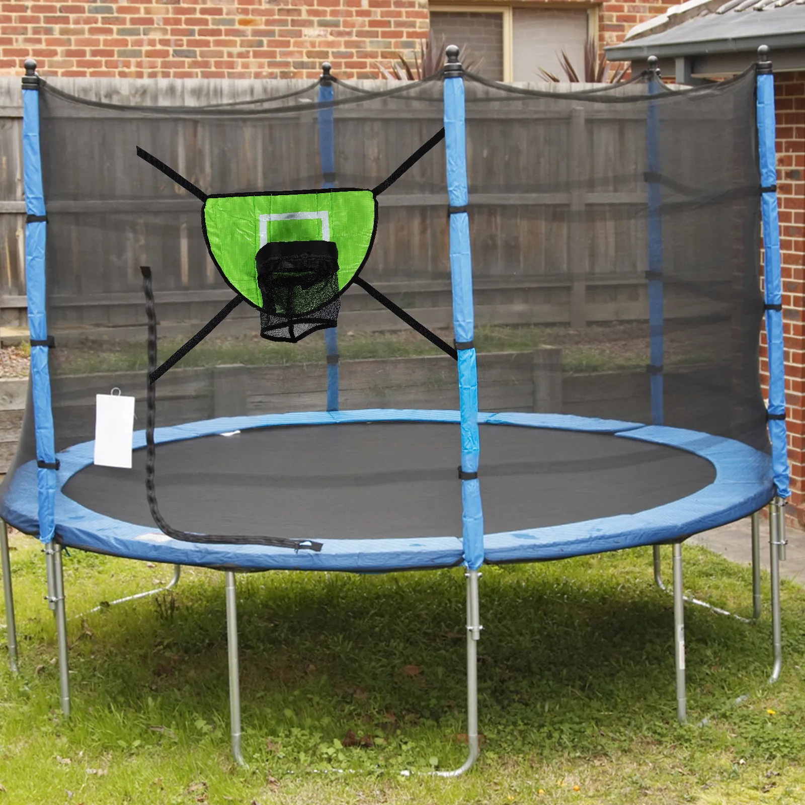 Trampoline Basketball Hoop Foldable Portable Indoor Rack Basketball Frame Easy to Install Durable for Trampoline