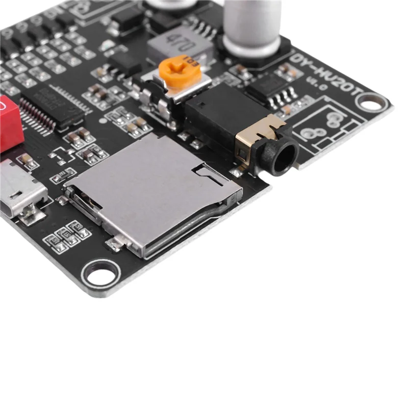 B50B-2X DY-HV20T Alimentatore 12V/24V Modulo di riproduzione vocale 10w/20W che supporta la scheda Micro-SD Lettore musicale MP3 per Arduino