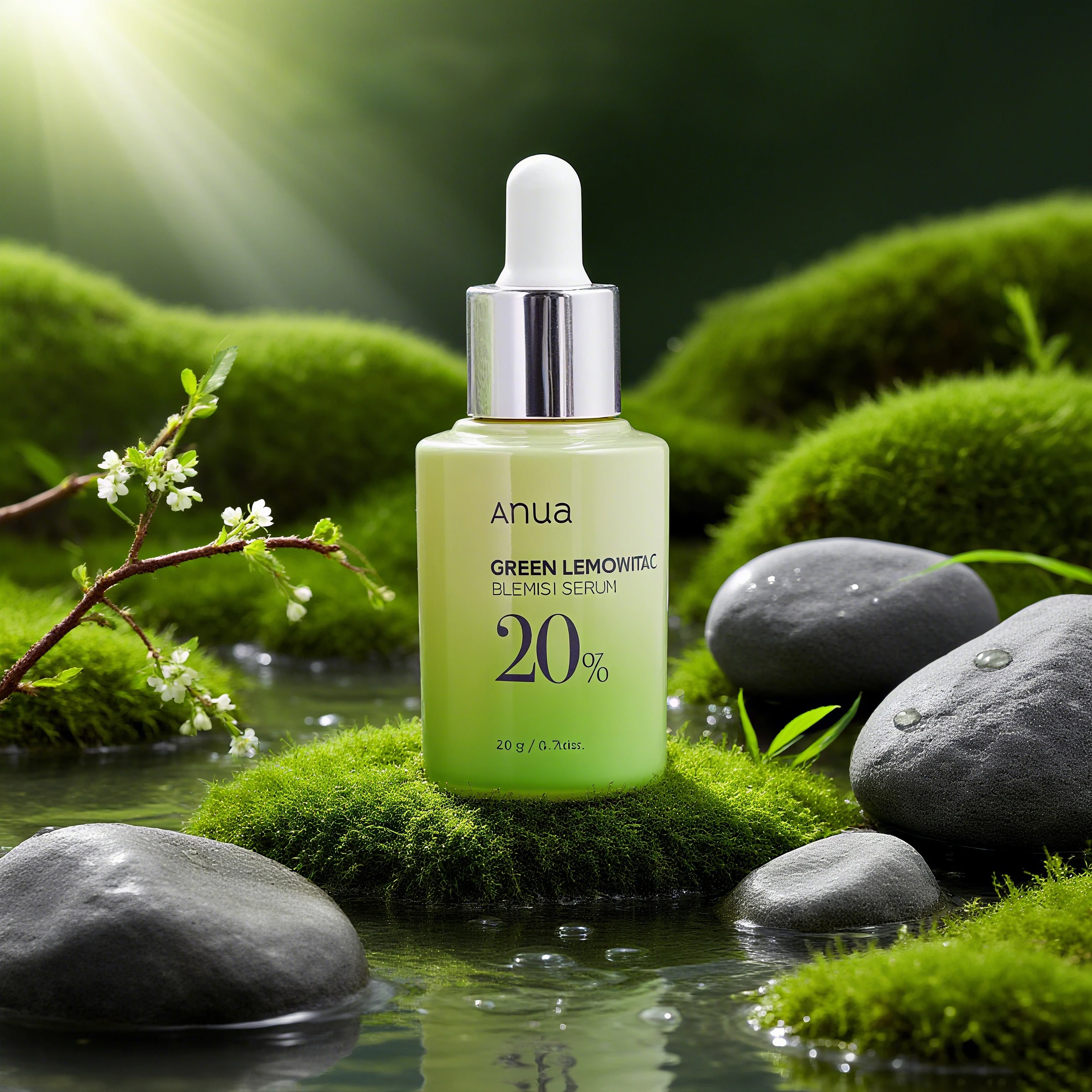 Anua Korean Skincare Vita C Soro - 20% Niacinamida e VC para iluminar e manchas escuras, especialmente para pessoas com pele solta e maçante