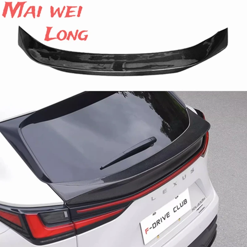 Carbon fiber CAR REAR WING TRUNK LIP SPOILER FOR LEXUS NX NX200 NX200t NX300h 2022 2023 Roof spoiler