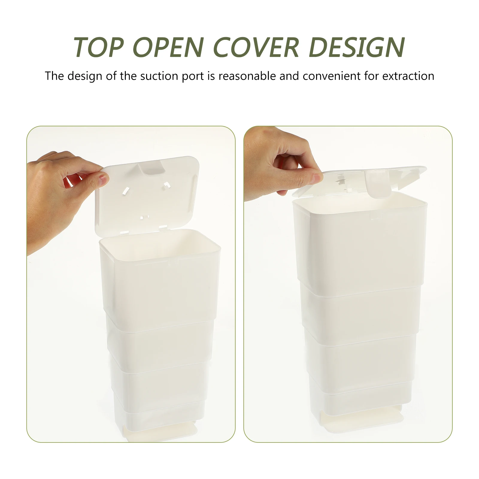 

Foldable Wall Mount Garbage Bag Holder PP Plastic Storage ganizer Easy Install Non Marking Adhesive Kitchen Bathroom Space