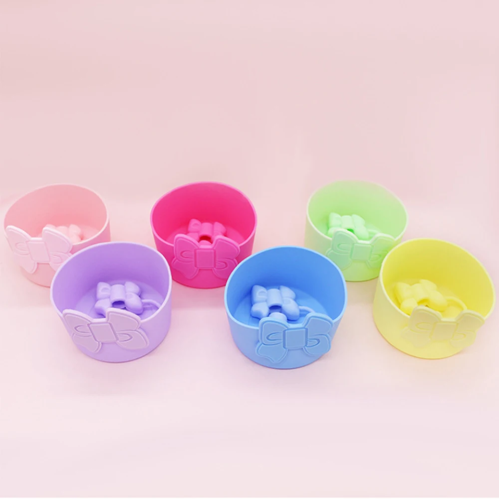Bow Style 2pcs Cup Accessories Set for Stanley 30oz 40oz Tumbler Cup Water Bottle  Bow 10mm Silicone Straw Cover Topper Cap - view 4
