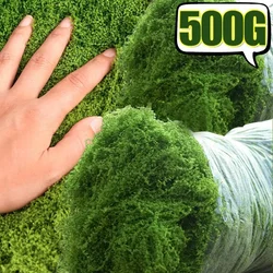 Eternal Life Moss Artificial Green Plants Fake Grass for Home Living Room Garden Mini Landscape Moss Decorations DIY Crafts 500g