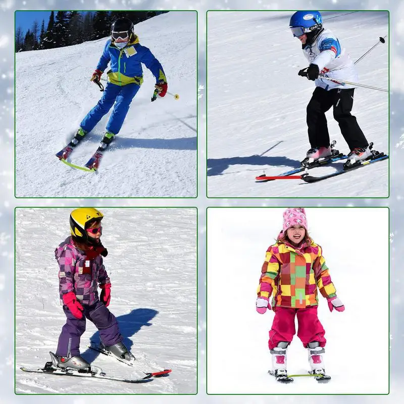 5 Farben Ski spitzen anschluss Anfänger Winter kinder Erwachsene Ski trainings hilfe Outdoor-Sport Sport Snowboard zubehör