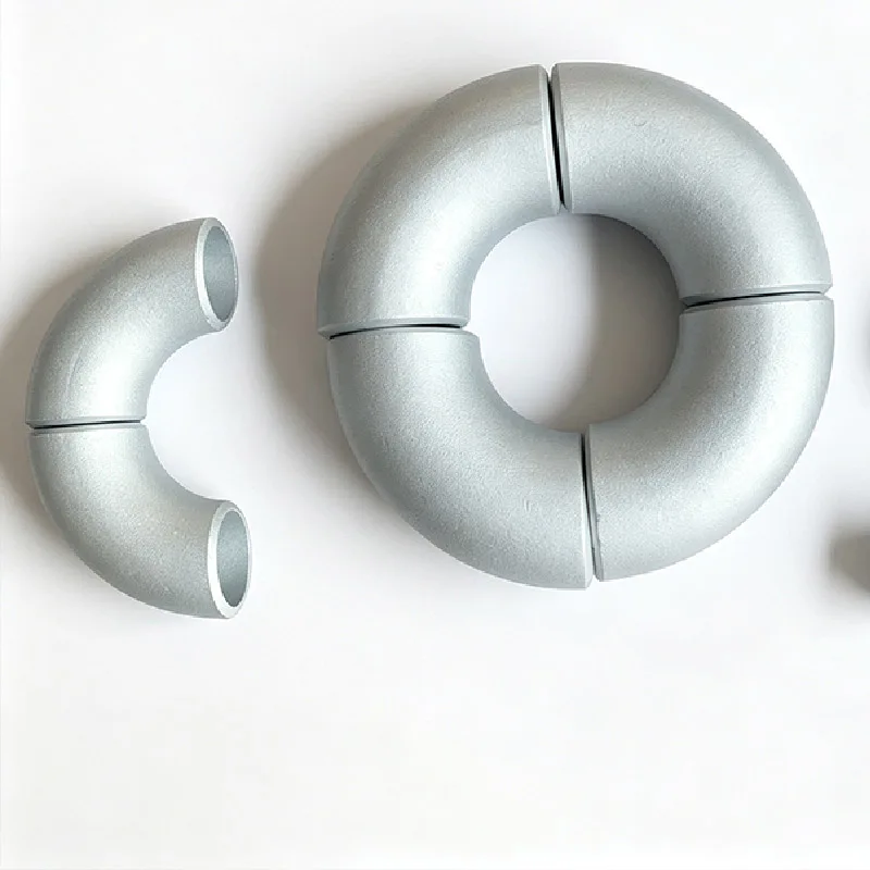 Aluminum Elbow Industrial-Grade Seamless Welded Aluminum Alloy Pipe Elbow Connector Durable Fittings 90/45 Degree