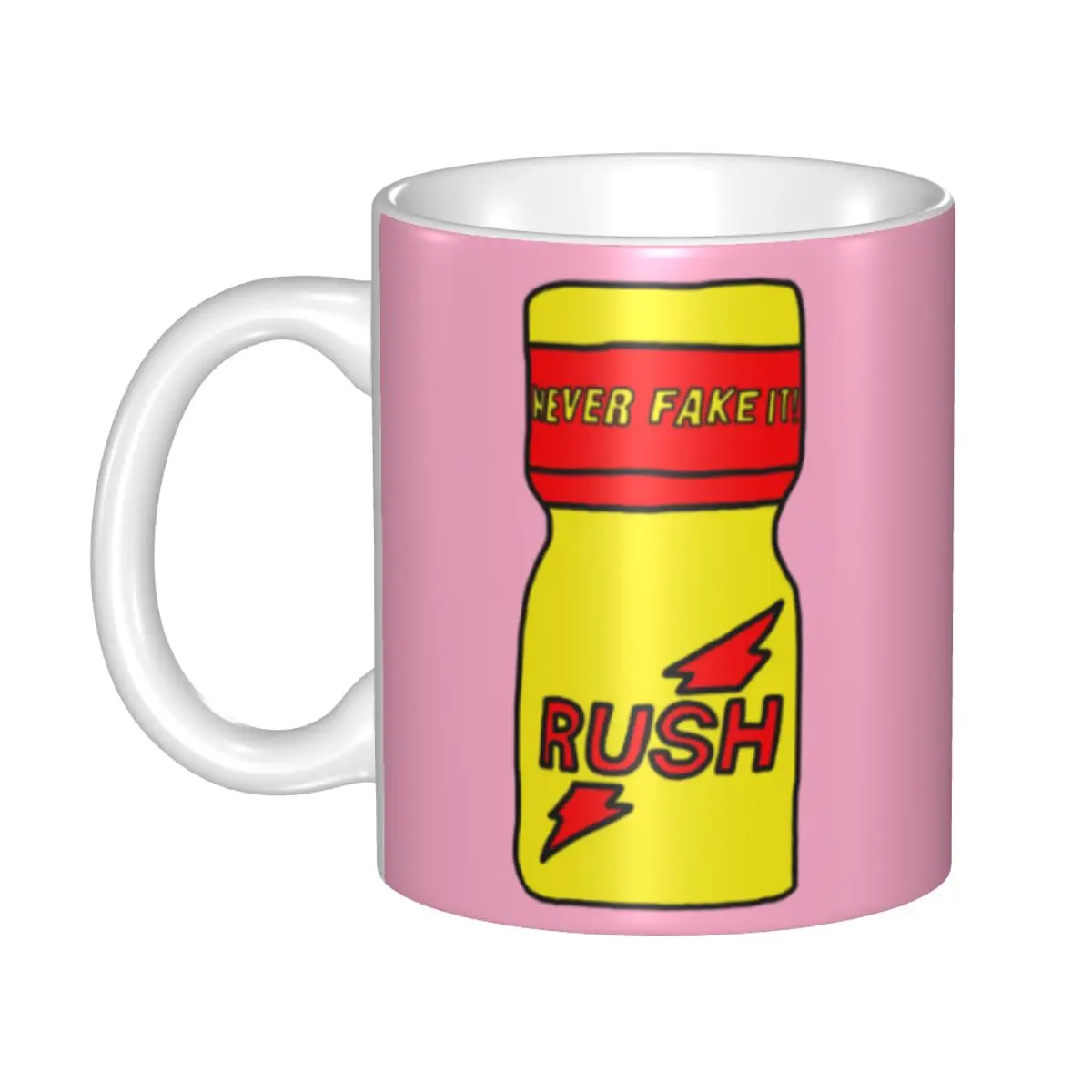 DIY Poppers Rush Ceramic Mugs Customized Coffee Cups Creative Gift