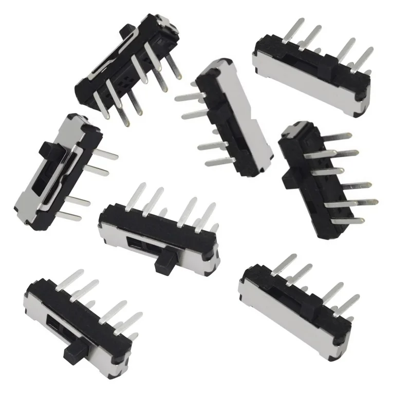 10pcs MSK-23D19 toggle switch 8pin 3speed handle height 2MM straight insertion vertical horizontal side insertion