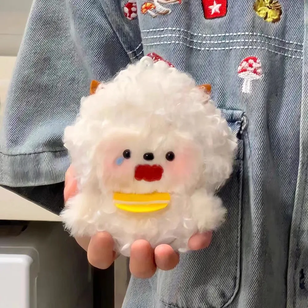 Paddi Squeeze Squeak Plush Keychain Material Pack DIY Doll Squeak Plush Doll Keyring Toys Cartoon Plush Sheep Pendant