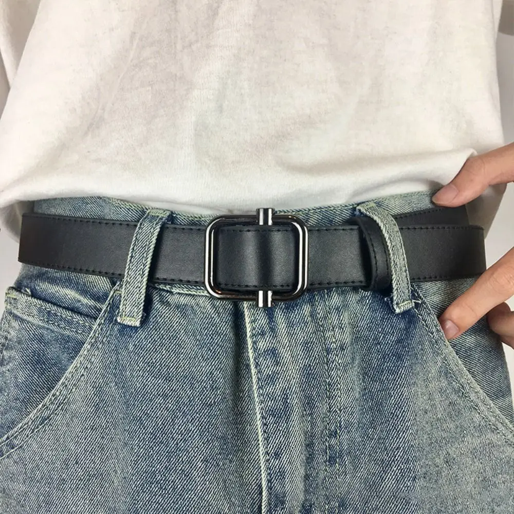 

Casual Leather Belt Fashion Versatile Luxury Design Waist Strap Jeans Belt