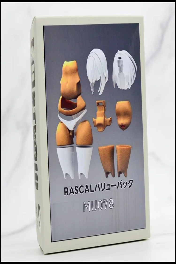 SH STUDIO MU078 1/12 Soldier Machine Goddess Device Face Hair Fattish Body Accessories Resin GK Monomer Modified Model In Stock