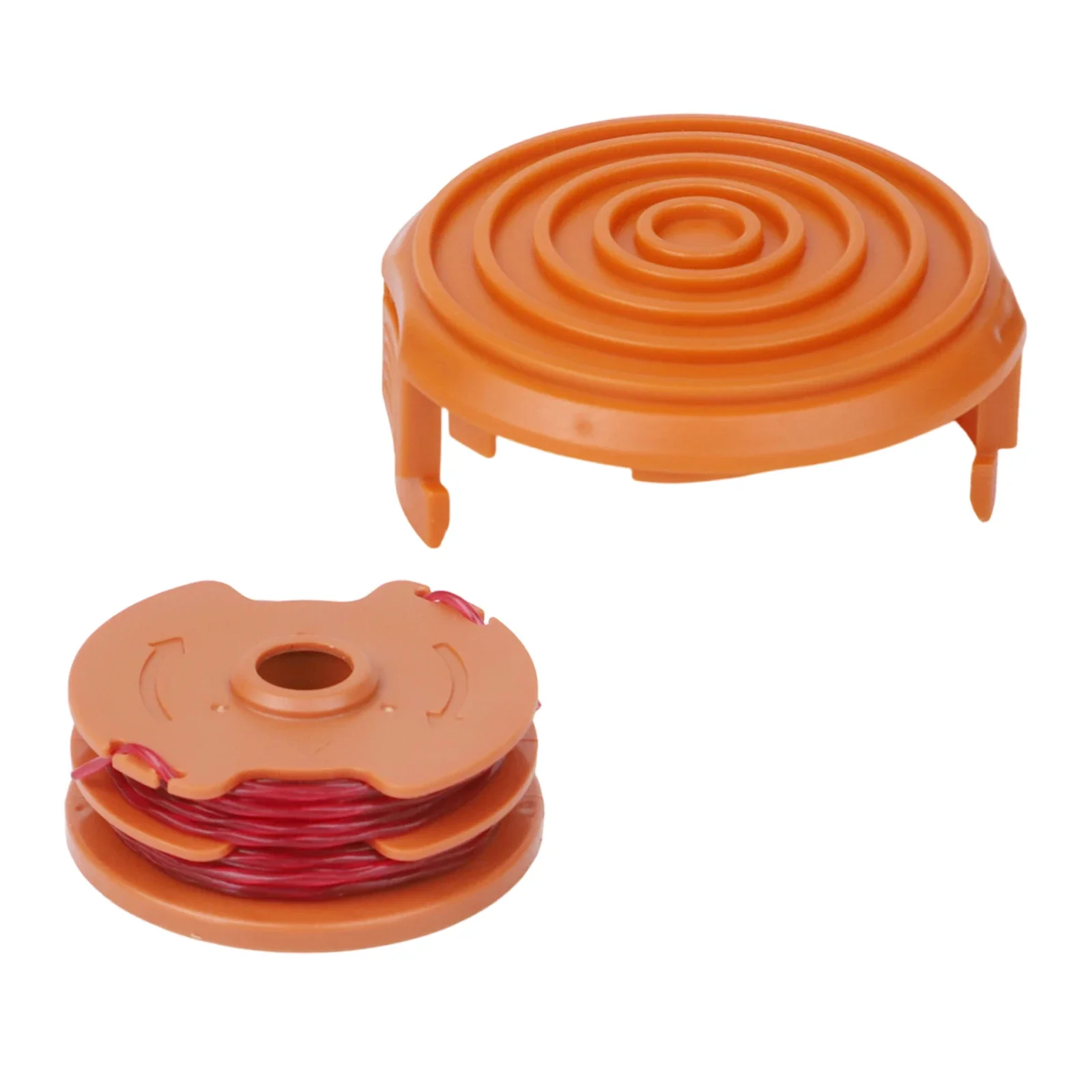 Spool Kit for WORX WG105 WG118 Trimmer Models Pre Wound Nylon Spool and Easy to Snap Cover for Quick Replacement