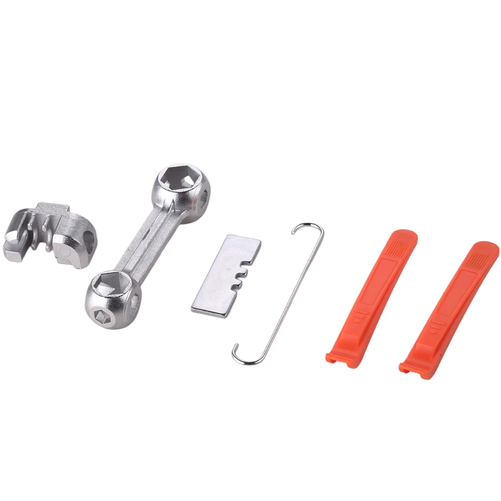 1set Wrench Multifunctional For Bike Repair Wrench Slotted Cross Hex Screwdrivers Bits Cycling Tools Replacement Accessories