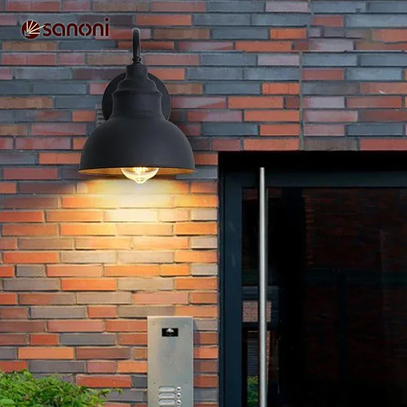 Retro Wall Lamps Outdoor Waterproof Wall Lights American Country Loft Sconce Vintage Garden Porch/Industrial Courtyard Lighting