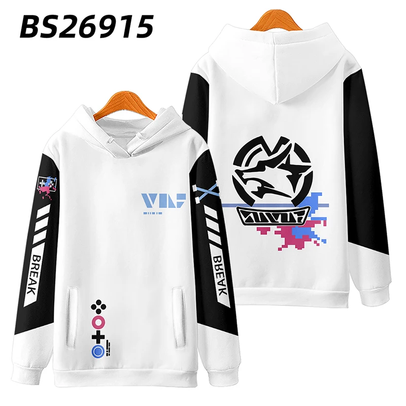 Spiel Honkai Star Rail 3D-Druck Reiß verschluss Frauen/Männer Hoodie Sweatshirt Streetwear Hip Hop Silber Wolf Cosplay Reiß verschluss Kapuzen jacke