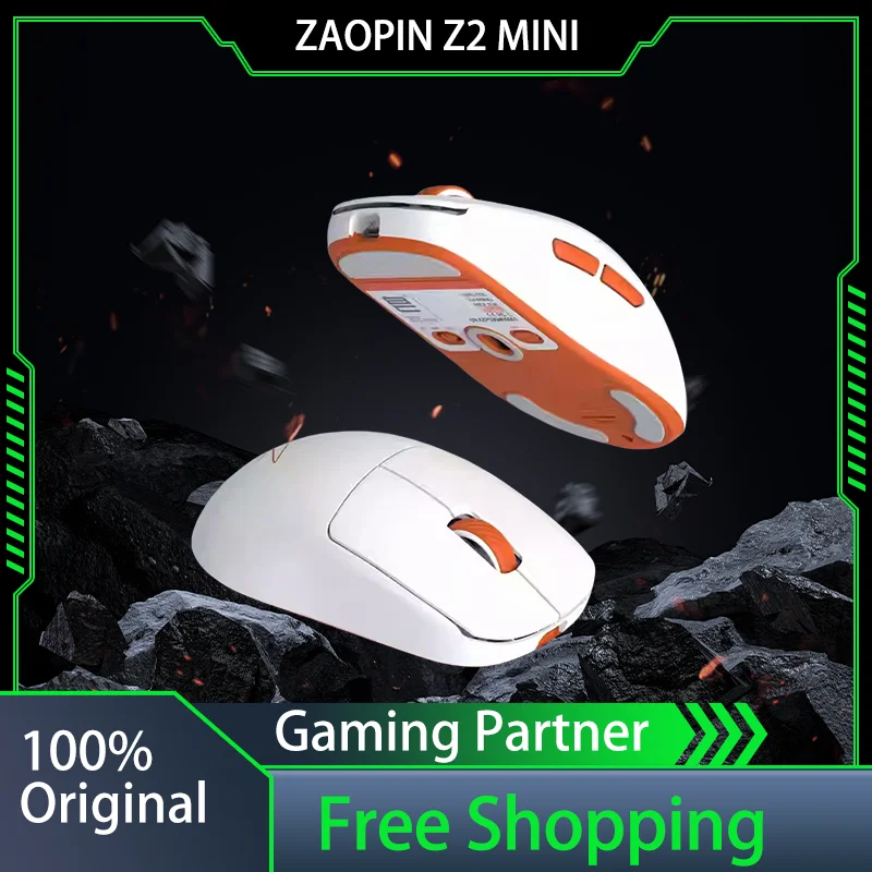 Zaopin Z2 Mini Max Oyun Faresi Üç Modlu Kablosuz 8000Hz PAW3395 Nordic 52840 Çip Anahtarı Tabanı Protein Membran Kaplama Dizüstü Bilgisayar