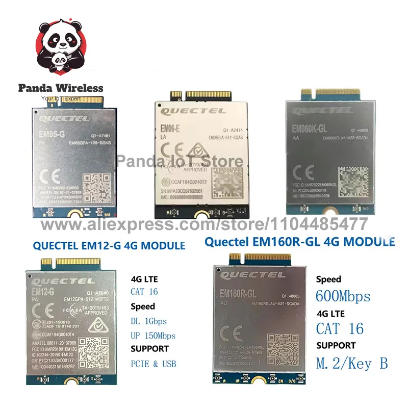 in-stock！quectel-em05-em05-g-em060k-gl-em06-e-em12-g-em160r-gl-m2-global-band-worldwide-for-m2m-and-iot-applications