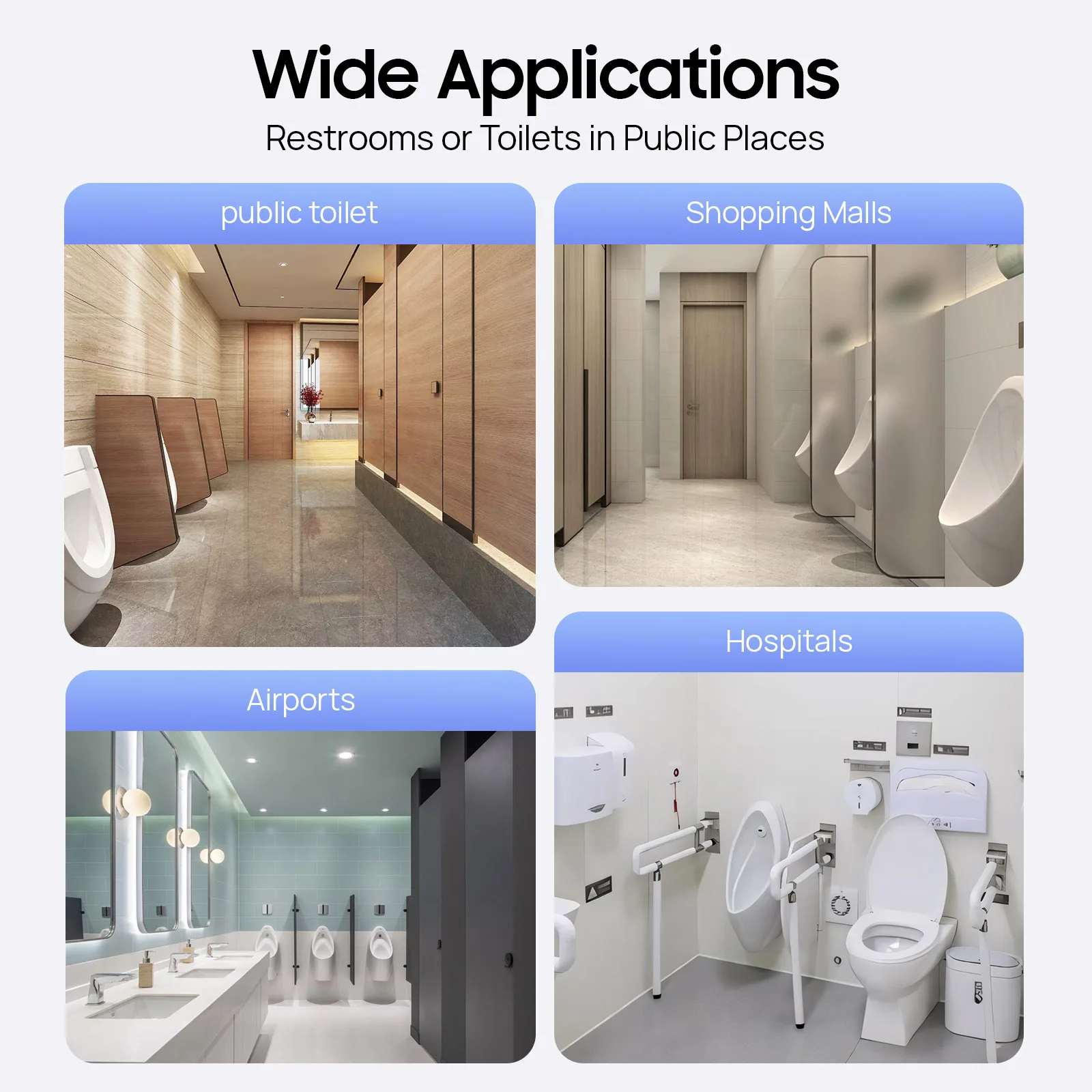 Automatic Sensor Urinal Flusher Urine Sensor Urinal Flush Valve Hygienic Touch-Free Operation, Touchless Urinal Flusher