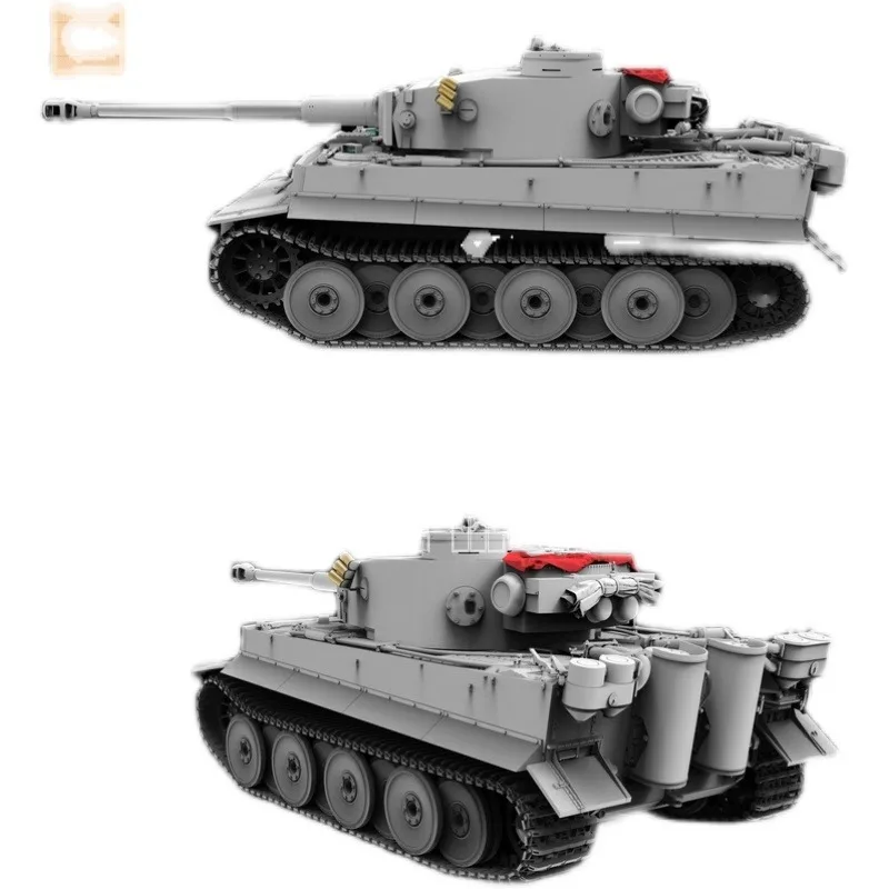 Border Model Building Kits 1/35 BT-010 Tiger 1 Tank Early Production Type with Metal Barrel for Military Toy Model Hobby - Image 5
