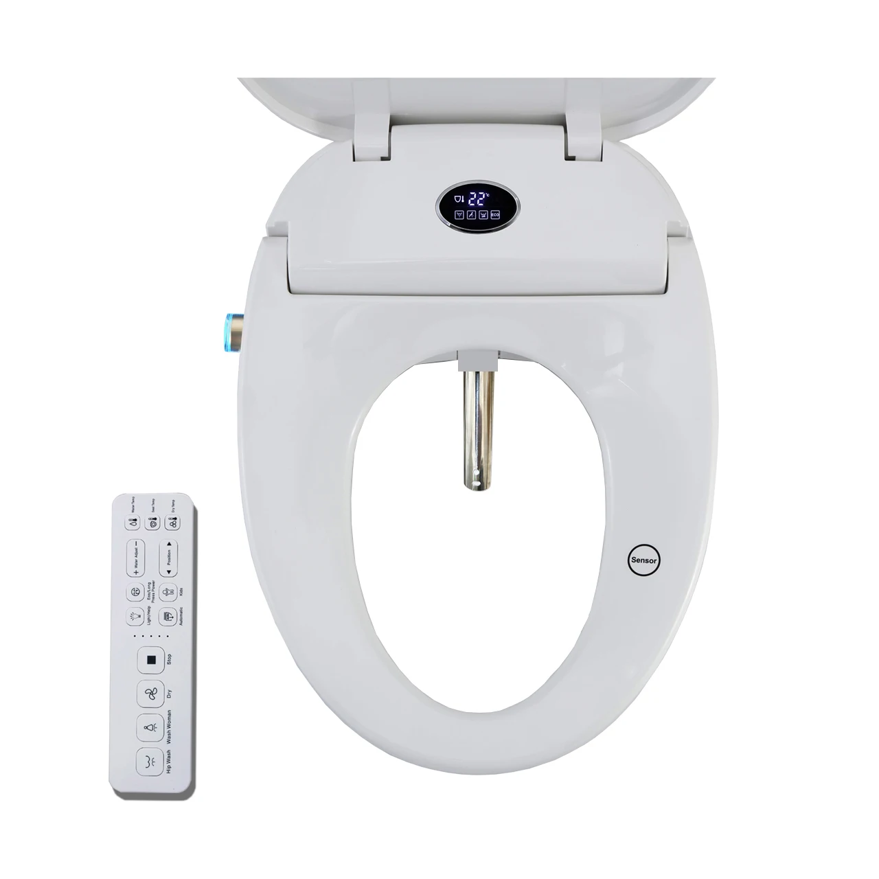 2024 Auto Smart Intelligent Electric Bidet Toilet Seat Electric Bidet Seat Toilet Attachment Cover Smart Remote For Toilet Seat