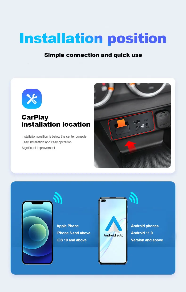 Typ-C-Schnellladung Carplay Android AUTO Wireless Connected Watch YouTube Netflix Videos für Mazda 2 3 6 CX30 CX5 CX8 CX9 MX5 – Detail 10