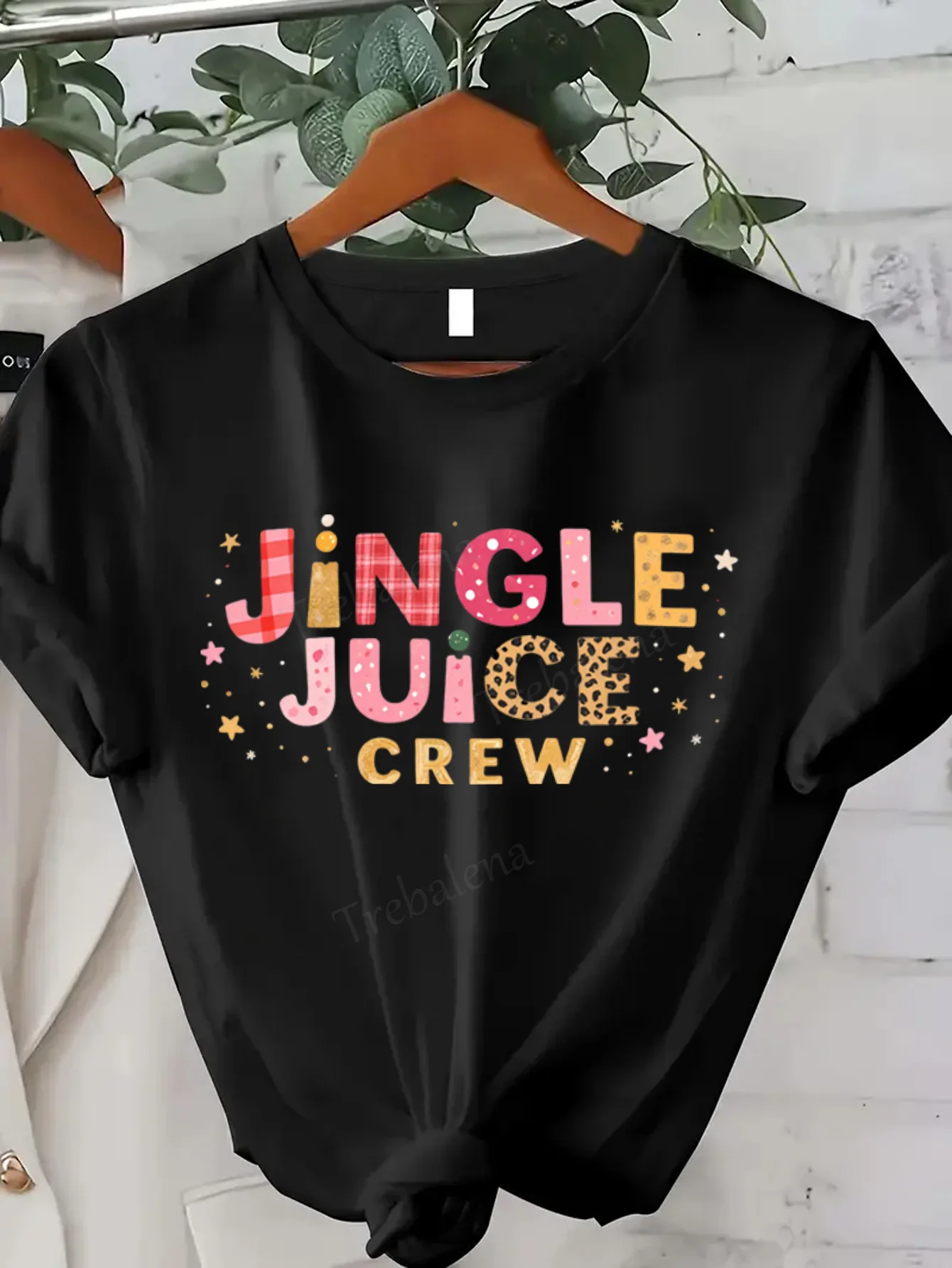 

Women T-shirt Jingle Juice Crew Festive Women's T-Shirt