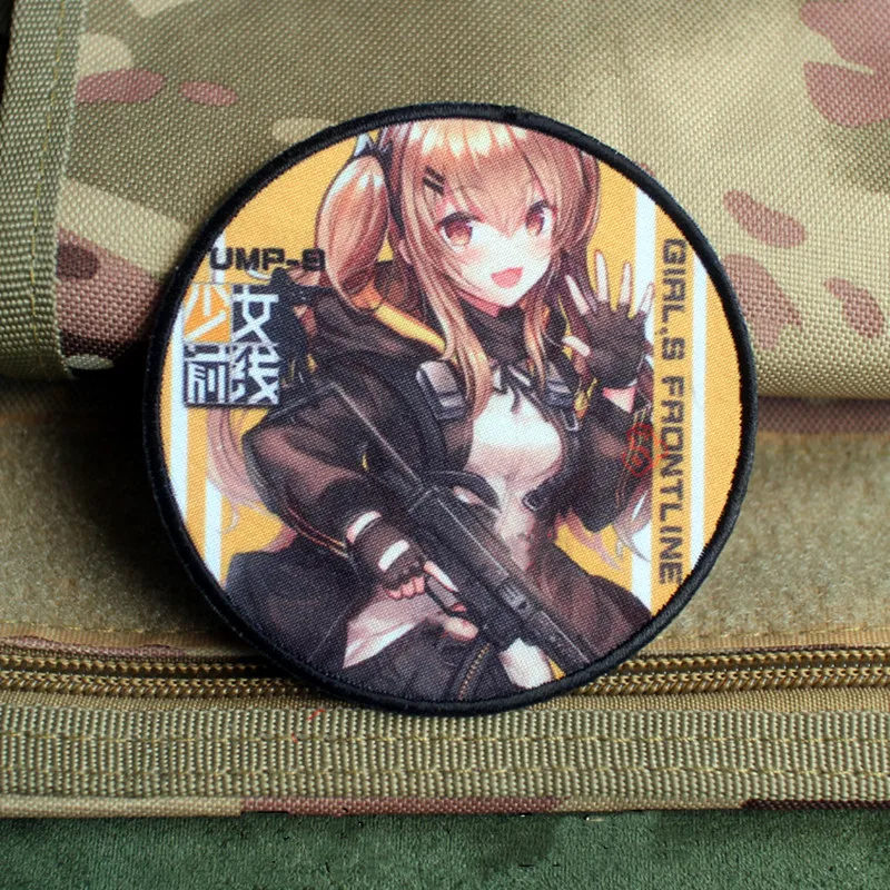 Game Animation Surrounding Girls Frontline Printing Badges Two-dimensional Game Characters Picture Stickers Patches for Clothing