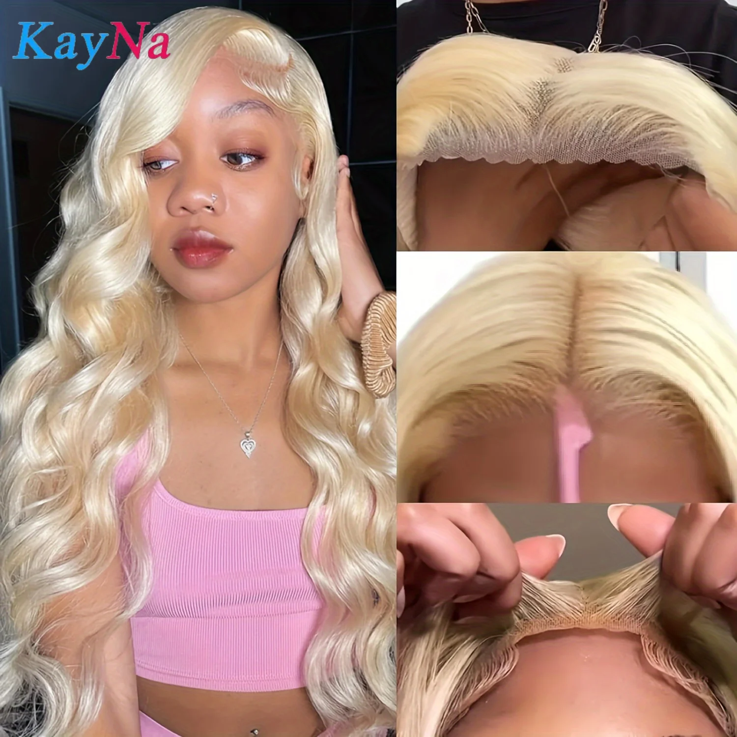 613 Blonde Ready to Wear Glueless Wigs Human Hair Pre Cut 6x4 HD Lace Glueless 613 Blonde Ready to Go HD Lace Human Hair Wigs