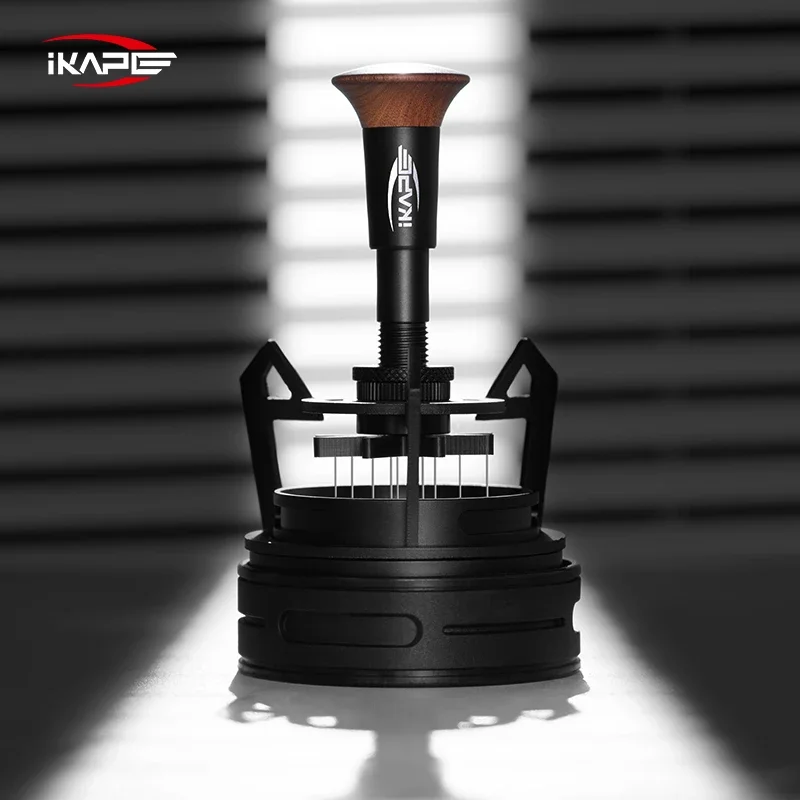 IN STOCK IKAPE V3 WDT Espresso Stirrer Distribution Tool Coffee Stirrer With Dosing Funnel & Stand Barista Tools Espresso Rotary