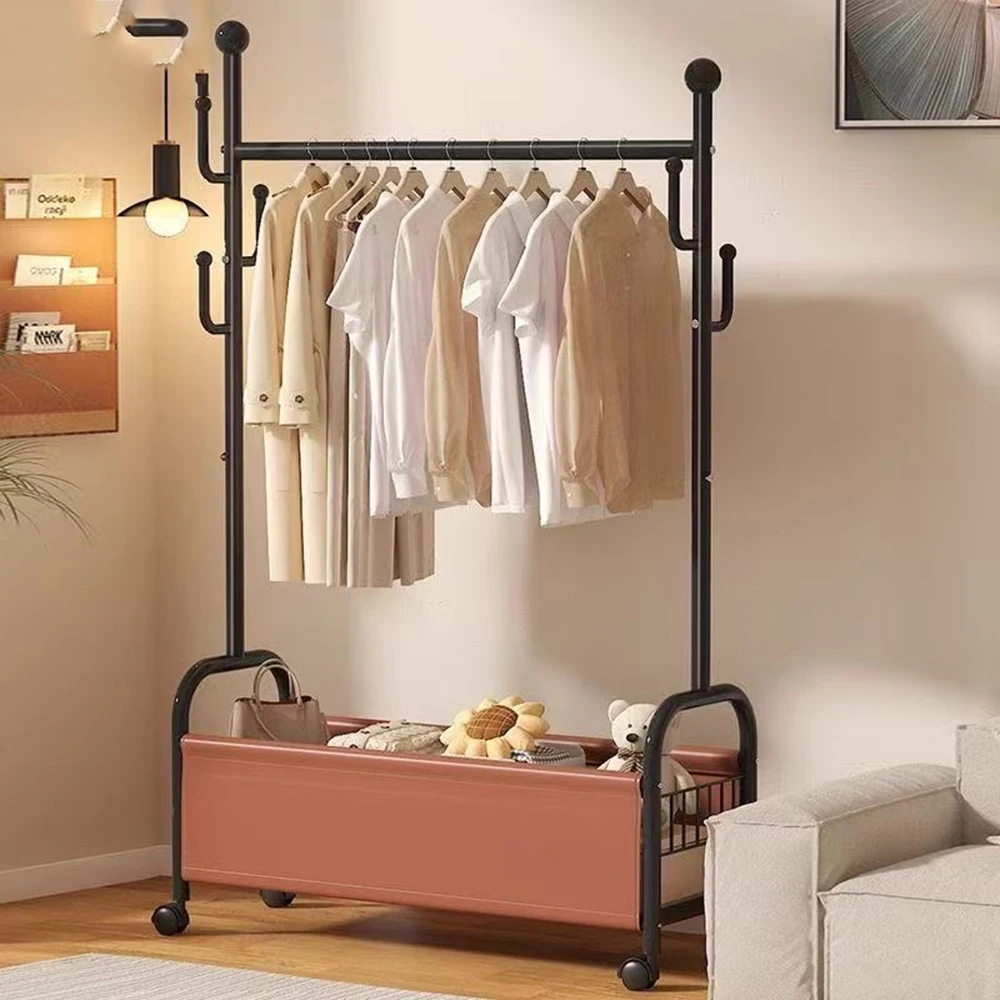 

Minimalist Designer Clothes Rack Bedroom Balcony Man Organizer Clothes Rack Standing Hanger Boutique Cabide De Roupas Decoration