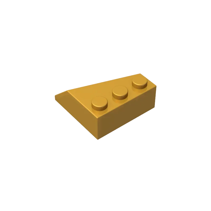 

Gobricks 1 Pcs MOC Left Wedge Sloped 3 x 3 Bricks Compatible With 42862 Model Building Blocks Parts Kids Toys Birthday Gifts
