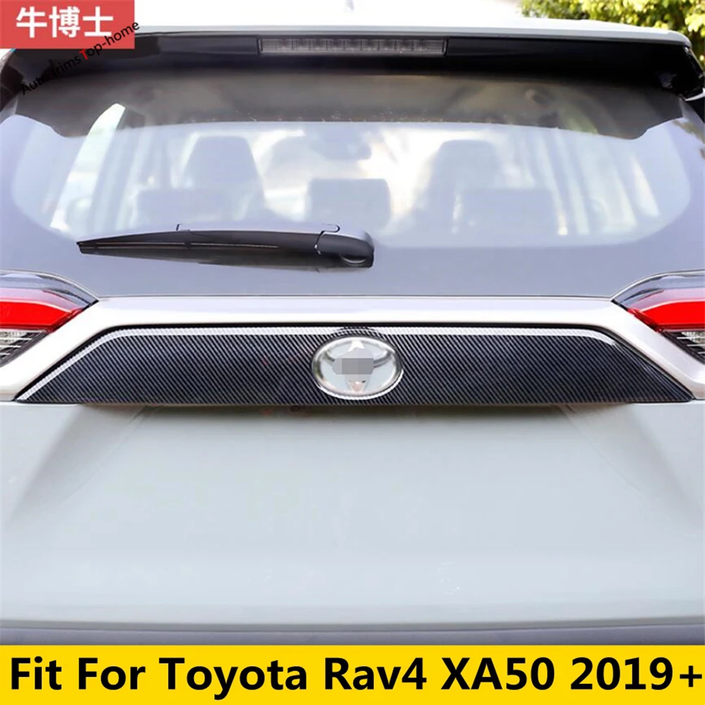 

Rear Trunk Tailgate Door Strip Decoration Panel Cover Trim Fit For TOYOTA RAV4 RAV 4 XA50 2019 - 2022 Exterior Accessories