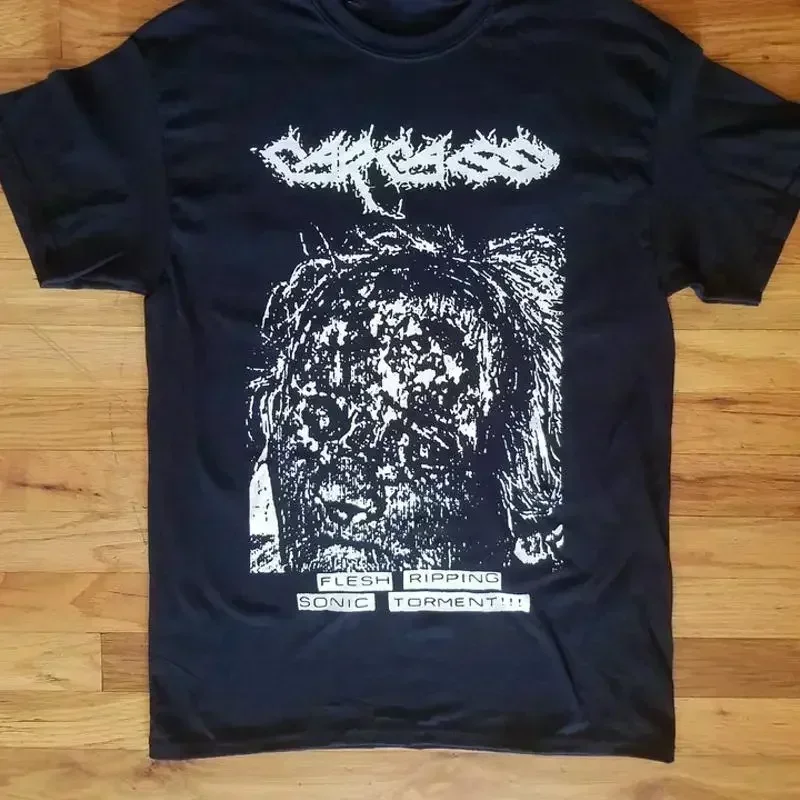 Carcass Flesh Ripping T Shirt Cotton Black Men Size S To 5Xl Be2111