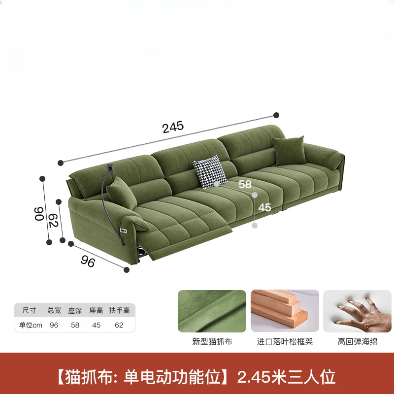 Genuine Velvet Reclining Sofas Office Green Accent Lounge Lazy Reclining Sofas Theater Sillon Para Dormitorio Patio Furniture