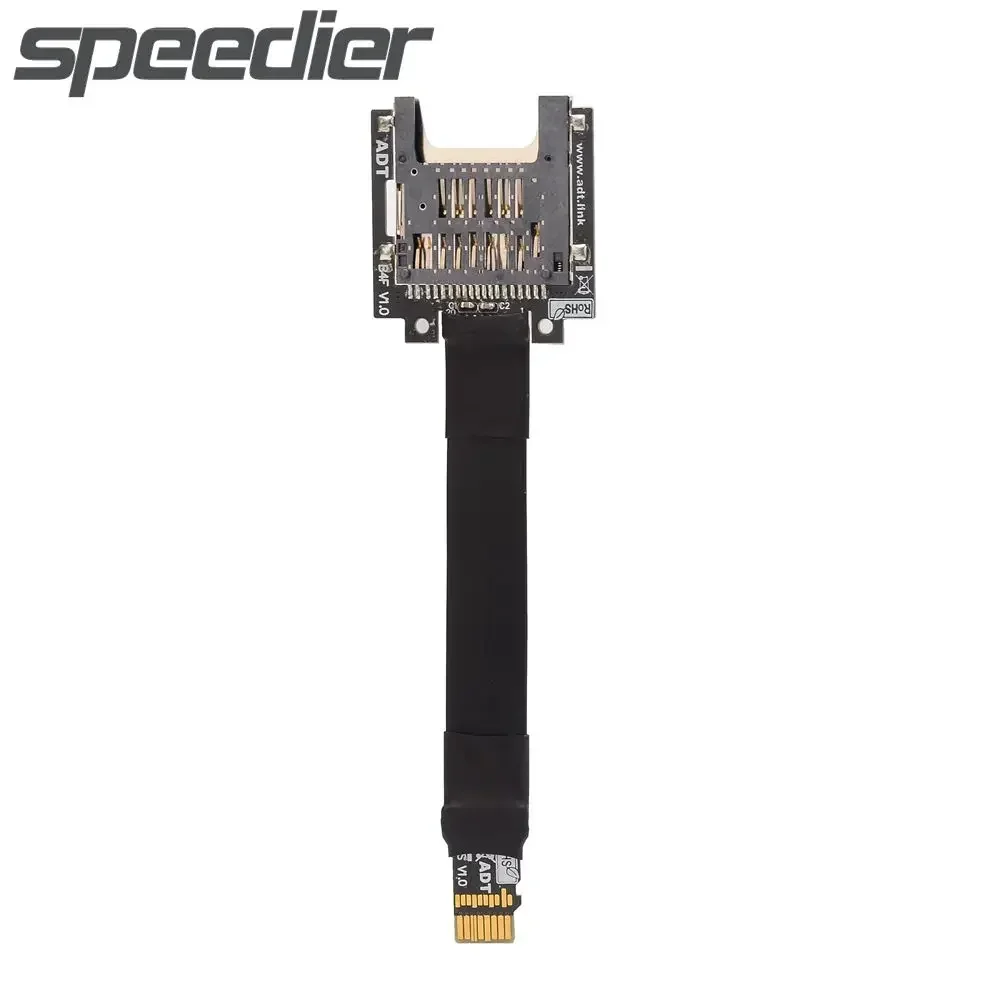 Micro SD TF Memory Card Extension Cable Flat Extender SDHC SDXC UHS-III Reader Card MicroSD To SD Adapter GPS Navigator ROCK Pi4