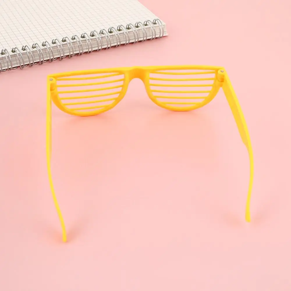 Lunettes à Obturateur pour Documents Néon, Cadeaux de ixdes Années 80 et 90, pour Adultes, Adolescents, Enfants, Décor d'Anniversaire Chang, 6 Pièces/Ensemble